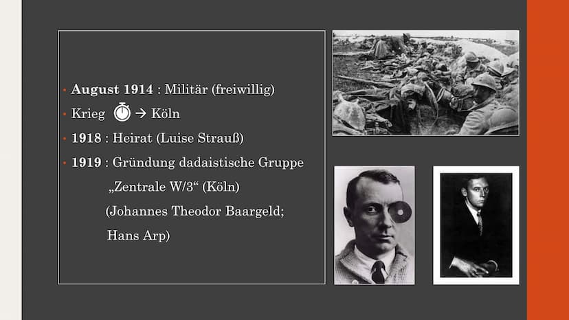 Max Ernst
und
seine Kunst
Von Amelie und Liv
Q2 Kunst GK - Frau Lainck Inhalt
1. Kurzbiografie Max Ernst
2. Kunstwerke
3.
2.1
• 2.2
●
• 2.3
