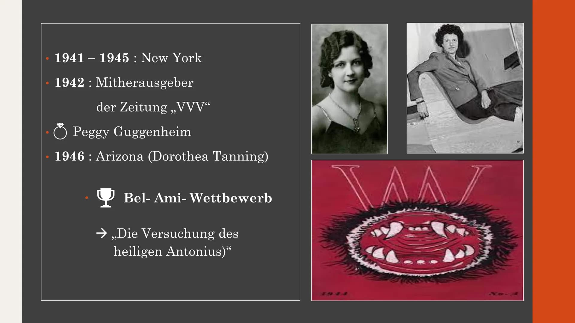 Max Ernst
und
seine Kunst
Von Amelie und Liv
Q2 Kunst GK - Frau Lainck Inhalt
1. Kurzbiografie Max Ernst
2. Kunstwerke
3.
2.1
• 2.2
●
• 2.3
