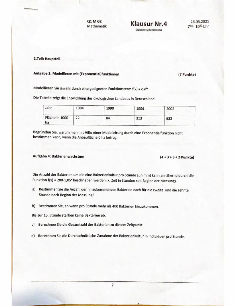 Teil 1:Hilfsmittelfreier Teil (max. 30 Minuten)
Q1 M G2
Mathematik
Aufgabe 1: Ableitungsregel begründen
Gegeben ist die Funktionsschar f(x) 