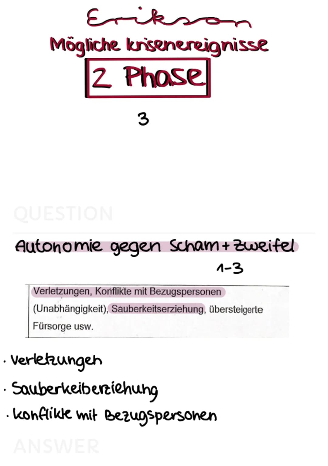 Eriksons 8 Stufenmodell der psychosozialen Entwicklung einfach erklärt