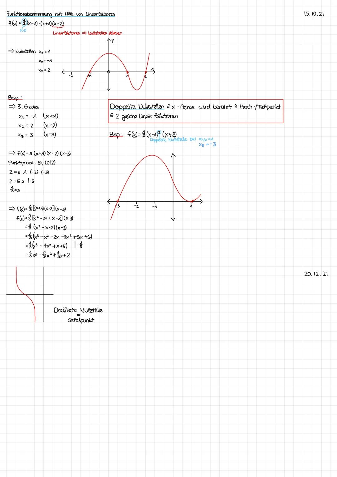 Ganz rationale Funktionen
Bsp: f(x)=x²+2x2²-4
g(x)=x*-x²
h(x)=x²-2x4+x
i(x)=x²-3x+8
ganz rationale Funktionen 3. Grades
Bsp.: f(x)=x³
g(x)=x