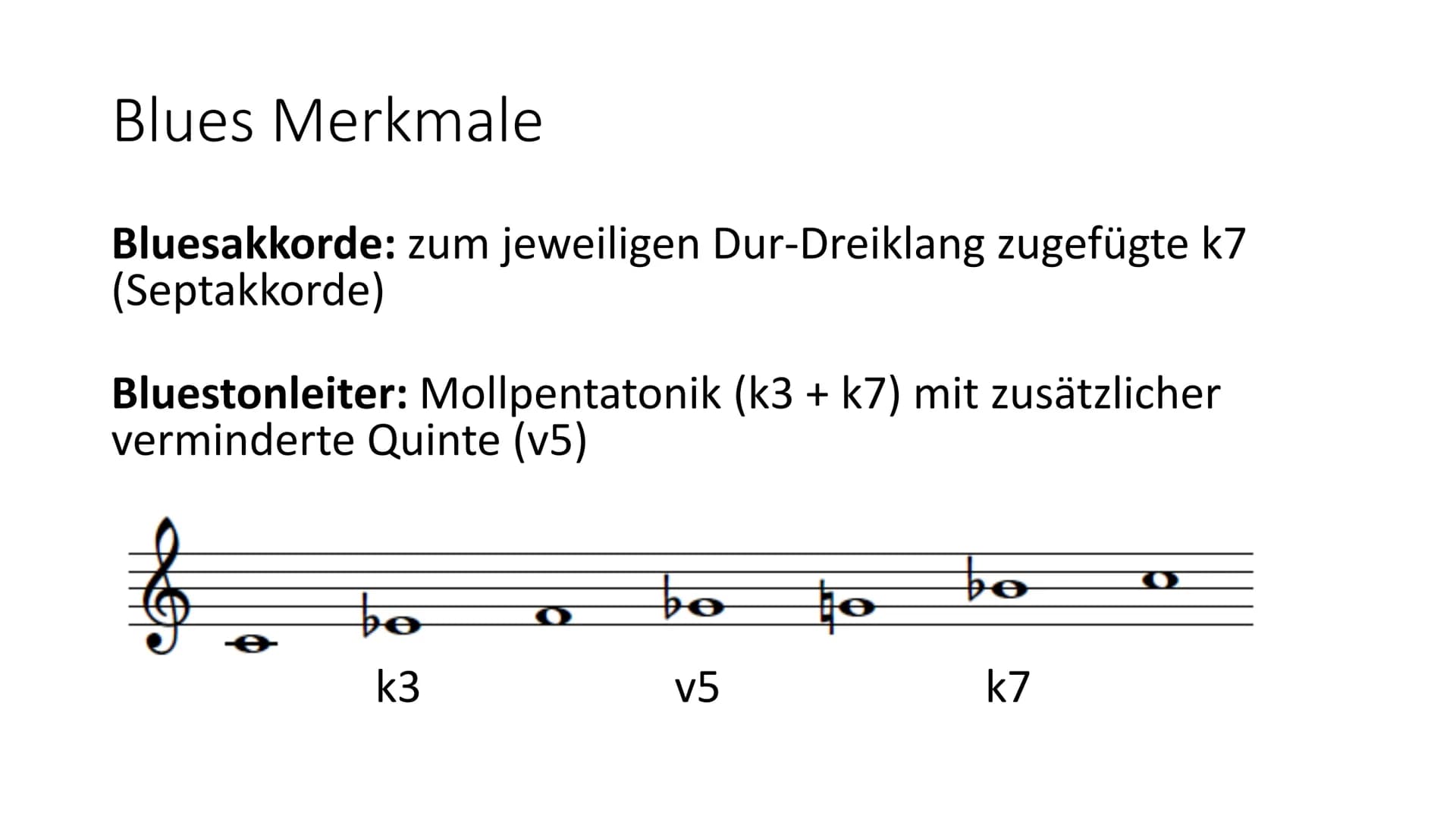 Der Blues Der Blues Blues Entstehung
• wichtigste afro-amerikanische Vorform des Jazz
entstand zw. 1870 und 1890 im Mississippi-Delta (Gegen