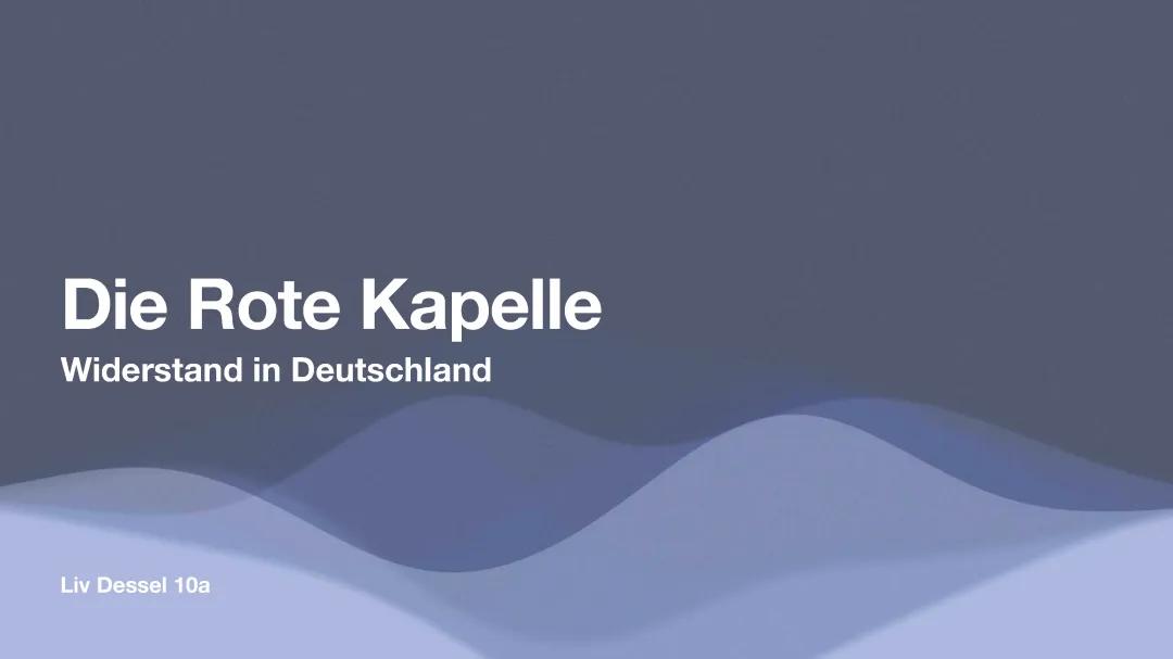 Die Rote Kapelle