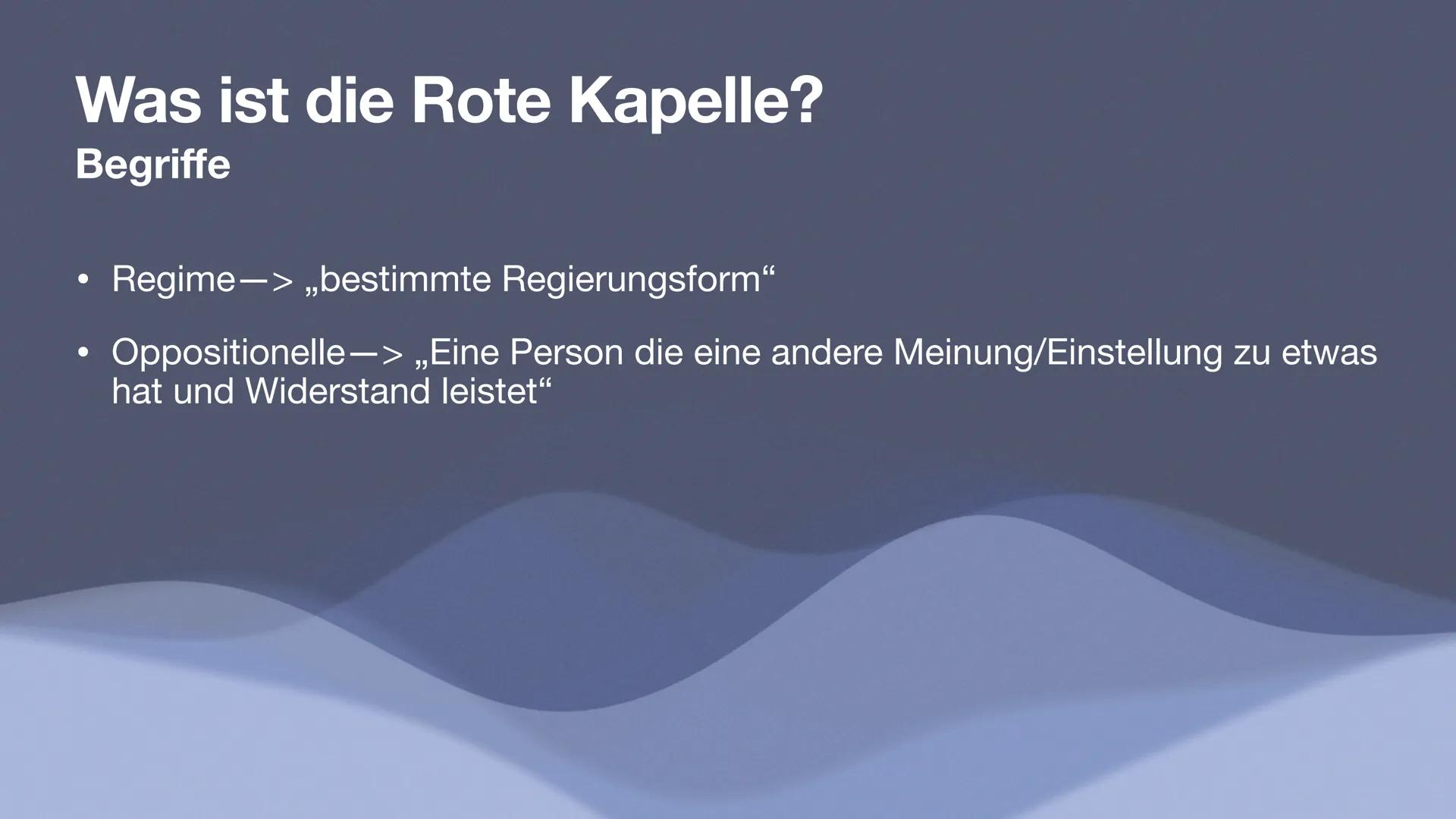 Die Rote Kapelle
Widerstand in Deutschland
Liv Dessel 10a Was ist die ,,Rote Kapelle"? Was ist die Rote Kapelle?
Kurze Zusammenfassung
Fahnd