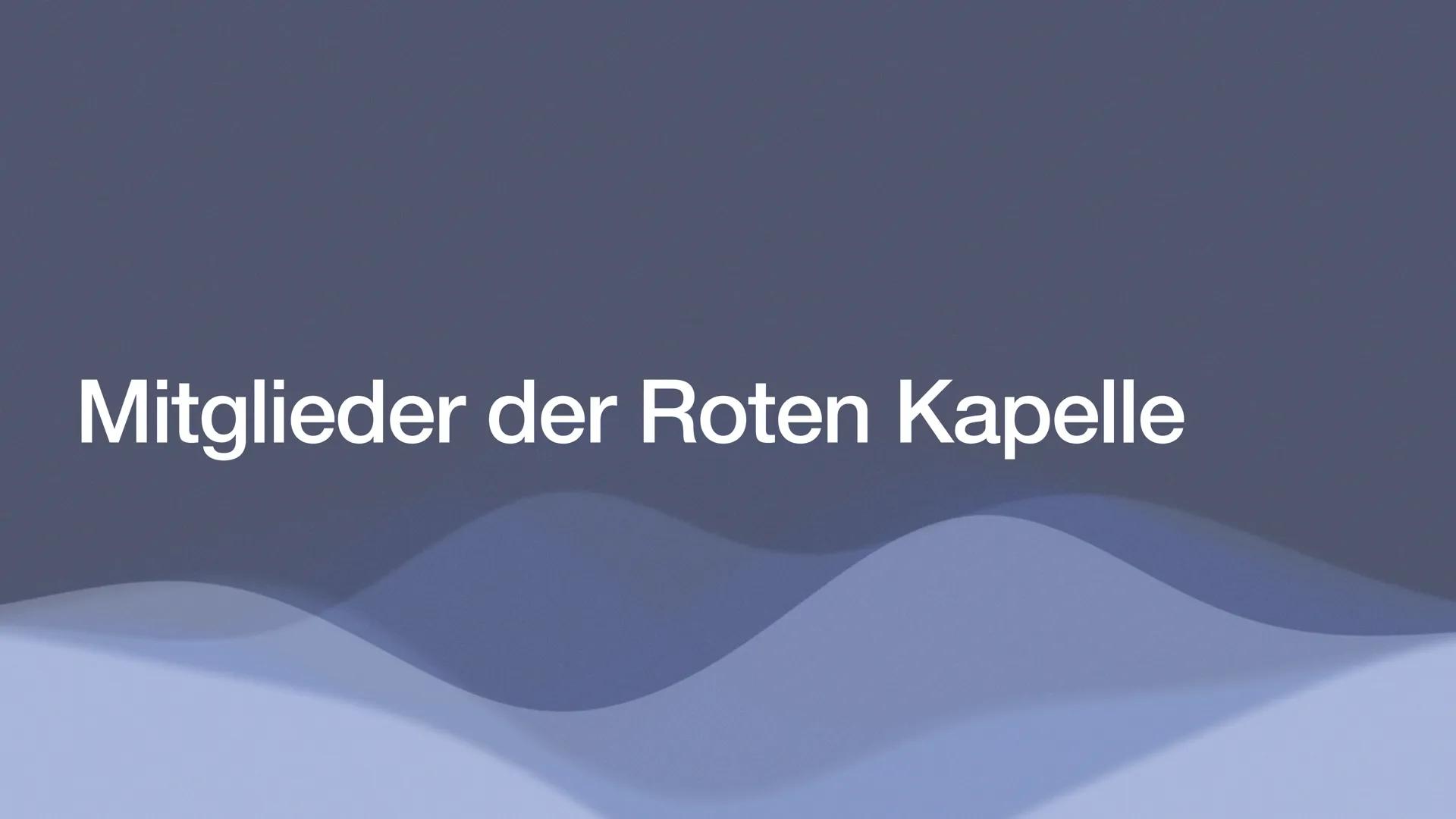 Die Rote Kapelle
Widerstand in Deutschland
Liv Dessel 10a Was ist die ,,Rote Kapelle"? Was ist die Rote Kapelle?
Kurze Zusammenfassung
Fahnd