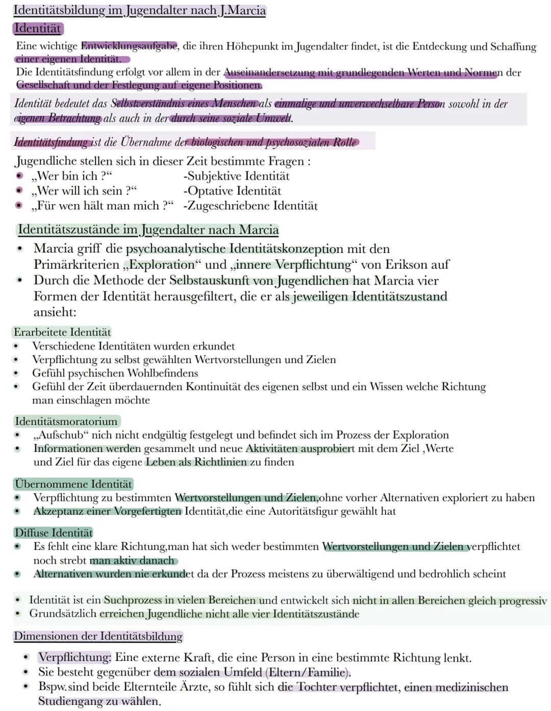 Grundlagen der Entwicklungspsychologie
Die Entwicklungspsychologie der Lebensspanne umfasst folgende Bereiche:
1. Kindes- und Jugendpsycholo