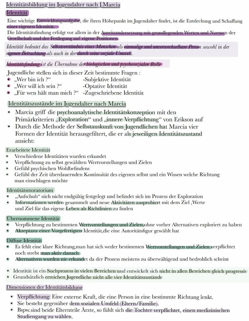 Grundlagen der Entwicklungspsychologie
Die Entwicklungspsychologie der Lebensspanne umfasst folgende Bereiche:
1. Kindes- und Jugendpsycholo