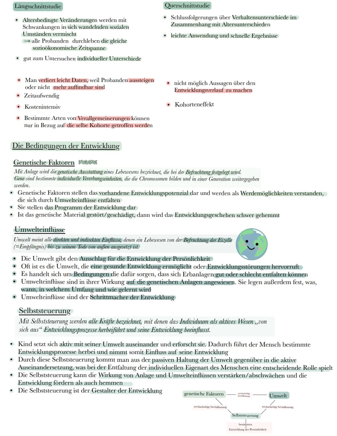 Grundlagen der Entwicklungspsychologie
Die Entwicklungspsychologie der Lebensspanne umfasst folgende Bereiche:
1. Kindes- und Jugendpsycholo