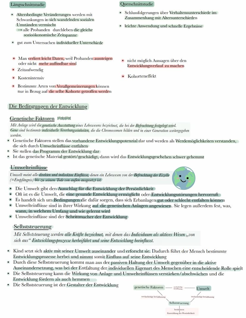 Grundlagen der Entwicklungspsychologie
Die Entwicklungspsychologie der Lebensspanne umfasst folgende Bereiche:
1. Kindes- und Jugendpsycholo