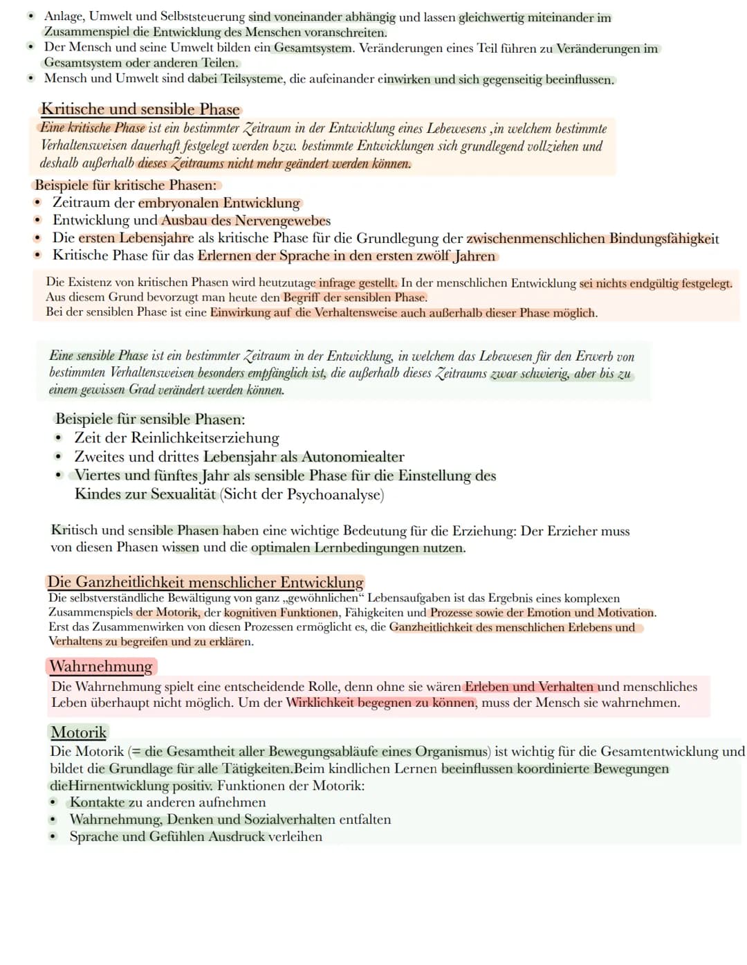 Grundlagen der Entwicklungspsychologie
Die Entwicklungspsychologie der Lebensspanne umfasst folgende Bereiche:
1. Kindes- und Jugendpsycholo