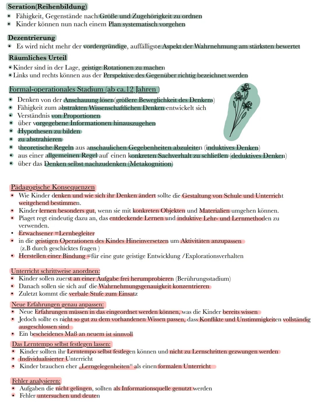 Grundlagen der Entwicklungspsychologie
Die Entwicklungspsychologie der Lebensspanne umfasst folgende Bereiche:
1. Kindes- und Jugendpsycholo