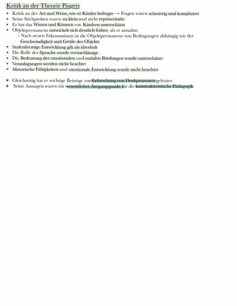 Grundlagen der Entwicklungspsychologie
Die Entwicklungspsychologie der Lebensspanne umfasst folgende Bereiche:
1. Kindes- und Jugendpsycholo