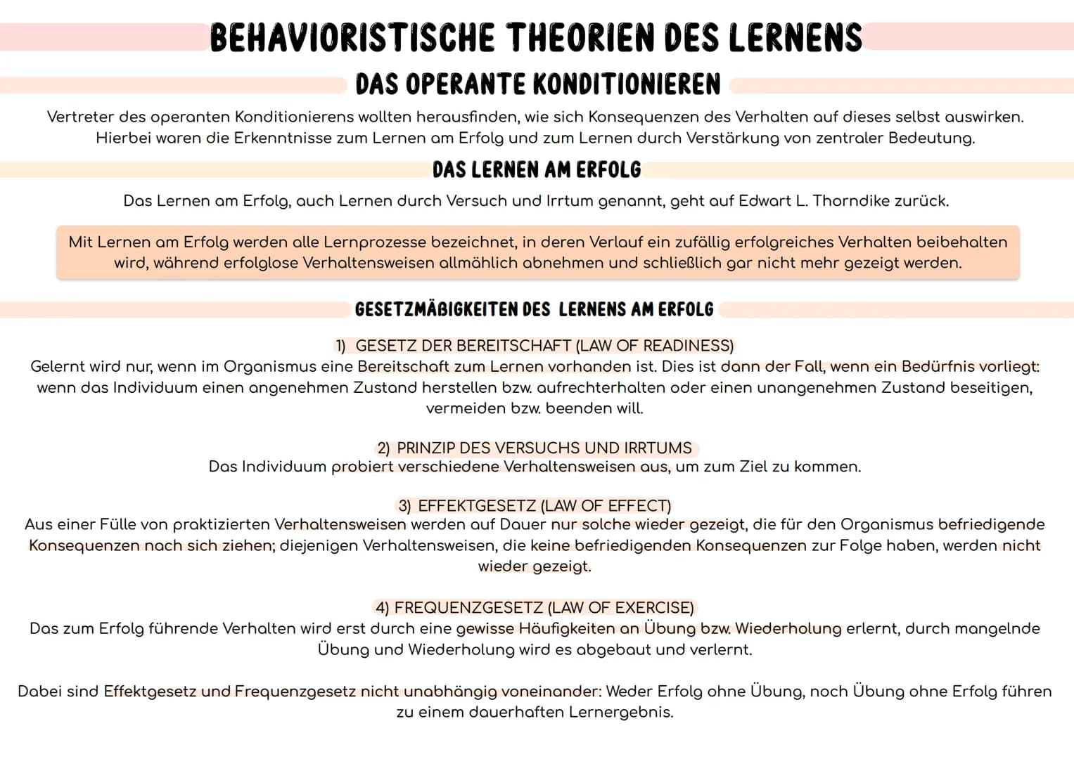 BEHAVIORISTISCHE THEORIEN DES LERNENS
MENSCHENBILD
DAS BEHAVIORISTISCHE MENSCHENBILD
Der Mensch ist ein Wesen, das nahezu ausschließlich von