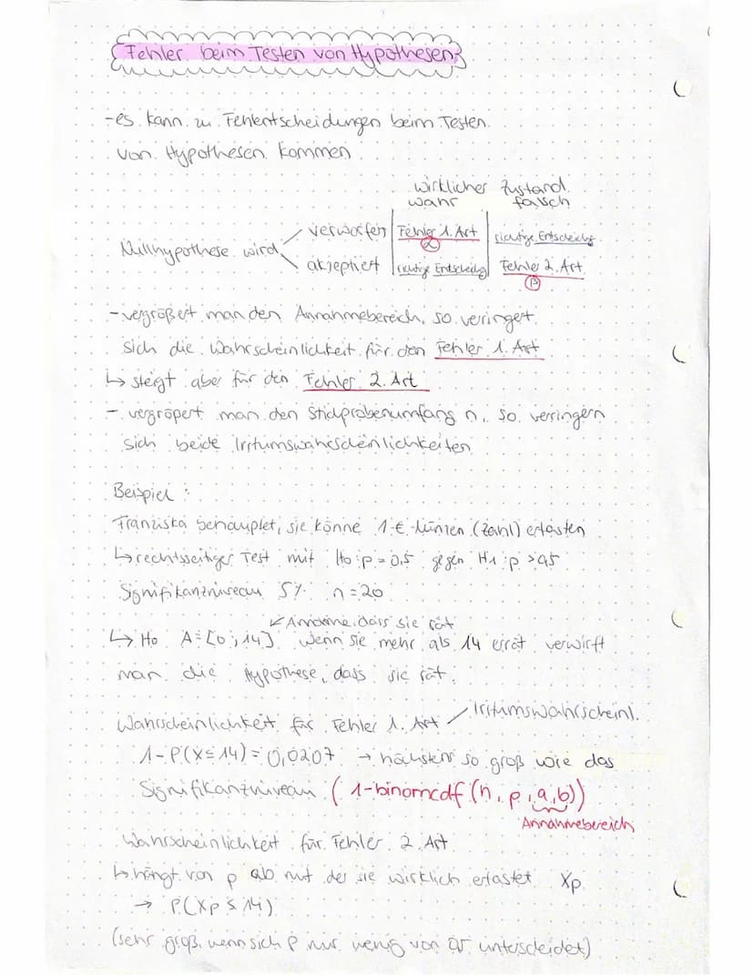 Stochastik
Themen:
-Lage parameter
-Streuungsparameter
-Zufalls versuche.
-Binominalkoeffizient
-Bernoulliversuch / ketten.
-kumulierte Bino