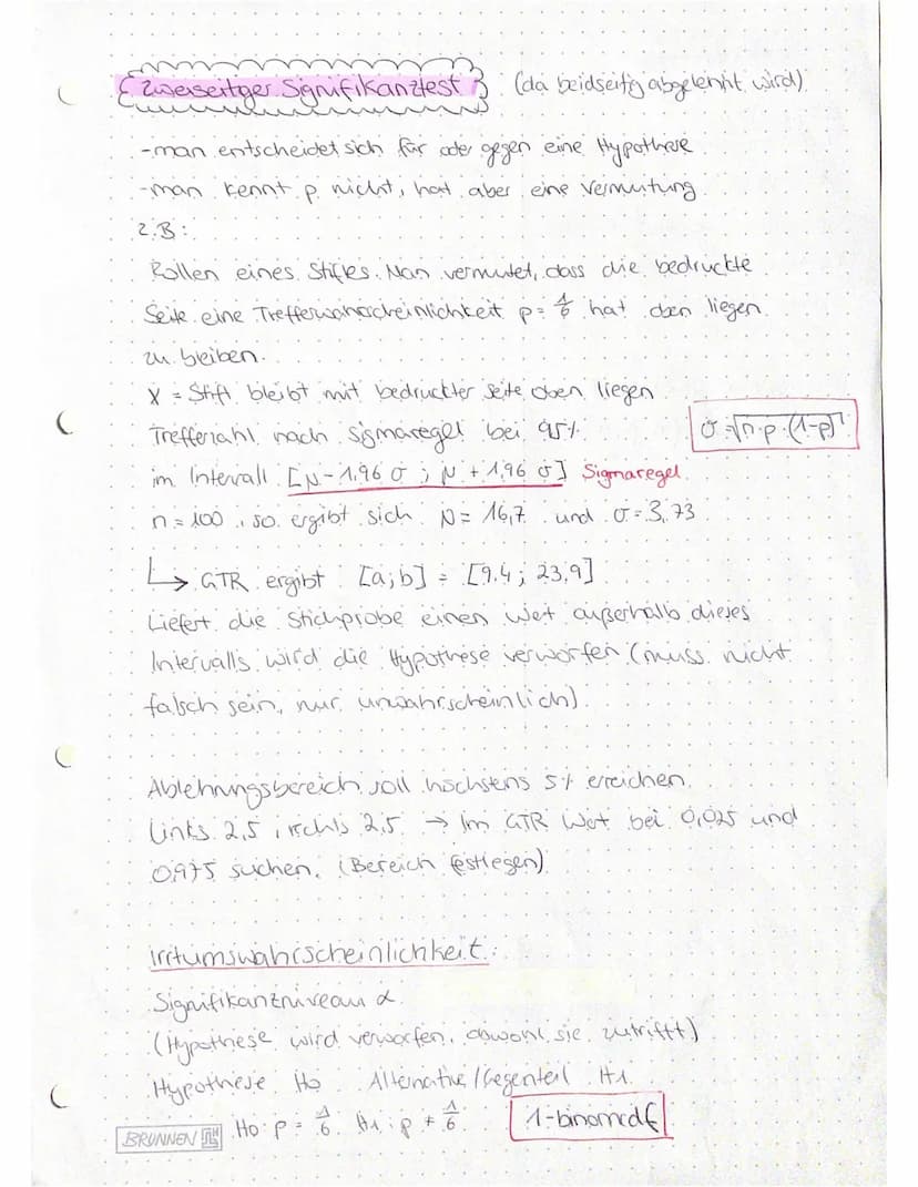 Stochastik
Themen:
-Lage parameter
-Streuungsparameter
-Zufalls versuche.
-Binominalkoeffizient
-Bernoulliversuch / ketten.
-kumulierte Bino