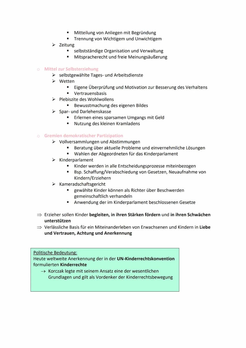 Reformpädagogik
→ Umgestaltung bestehender Verhältnisse und Systeme (verschiedenste Ansätze zur
Reform von Schule, Erziehung, Entwicklung)
→