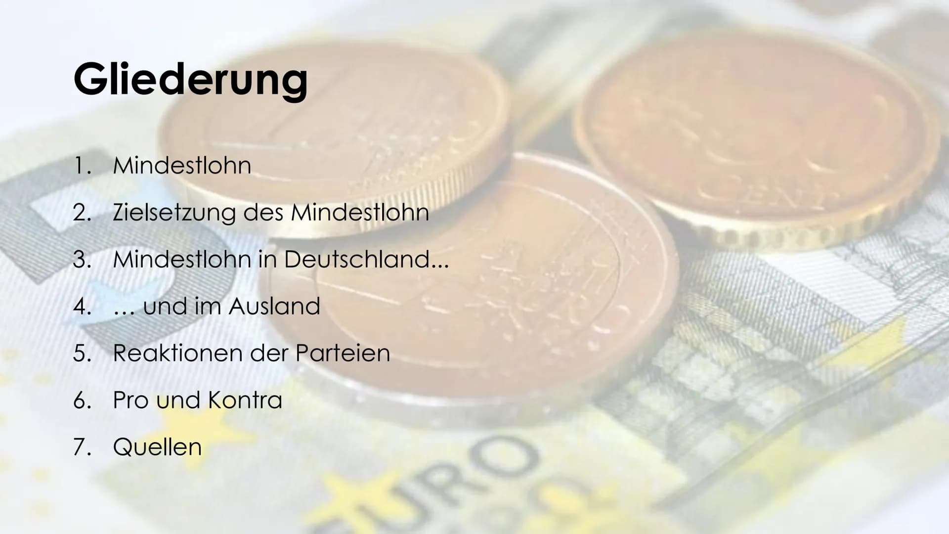 Der gesetzliche
Mindestlohn
5%
Wachstumsbremse oder Schutz ausgebeuteter Arbeitnehmer?!
URO Der gesetzliche Mindestlohn -
Wachstumsbremse od