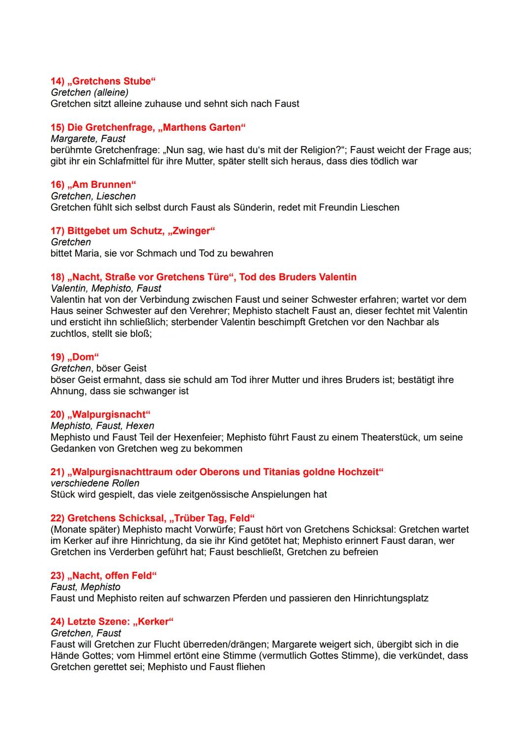 # Deutsch
Zusammenfassung Faust I

## wichtige Personen

- Dr. Heinrich Faust, Gelehrter
- Mephistopheles (Mephisto), der Teufel
- Margarete