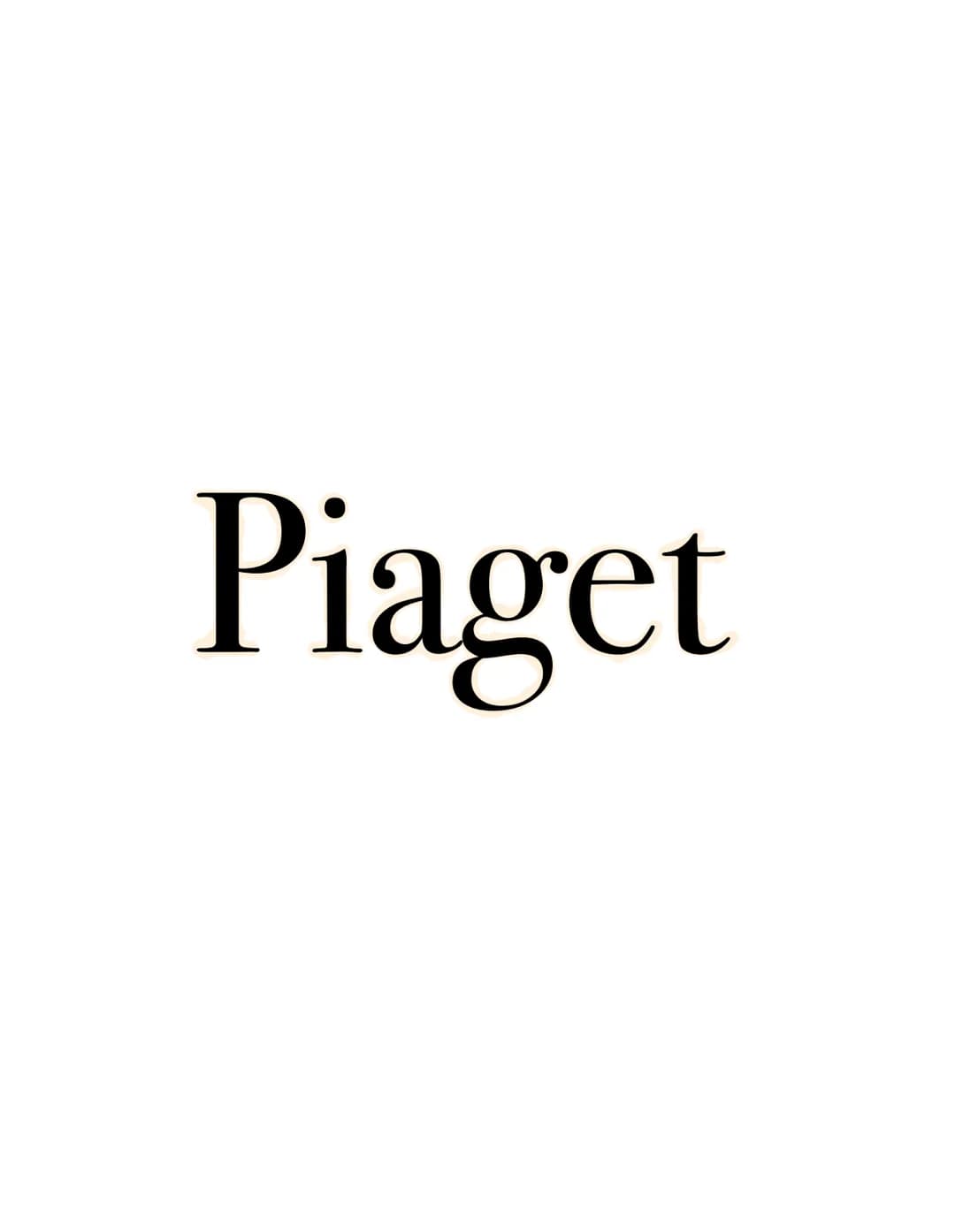Piaget Grundannahmen
-> Piaget vertritt den konstruktivistischen Ansatz
-> Wissen wird nicht passiv, sondern aktiv konstruiert
-> Kinder ent