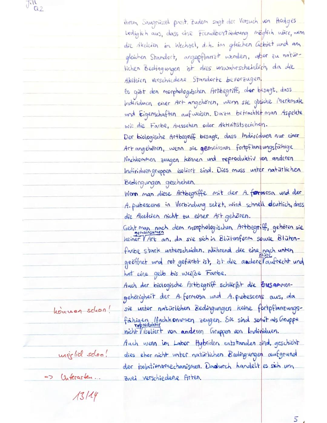 LK Q2
Gesamtschule
1.2
Aufgabe 1: Bakterienresistenz - Ergebnis des Zufalls oder gezielte Anpassung?
(34 Punkte)
1.3
1.1 Stellen Sie dar, wi