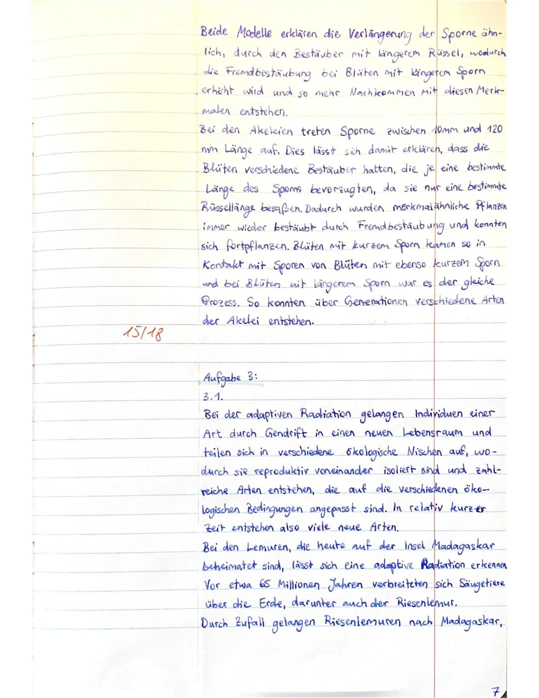 LK Q2
Gesamtschule
1.2
Aufgabe 1: Bakterienresistenz - Ergebnis des Zufalls oder gezielte Anpassung?
(34 Punkte)
1.3
1.1 Stellen Sie dar, wi