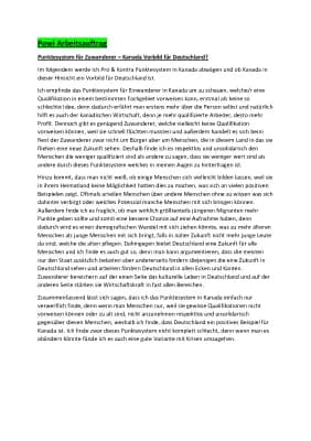 Know Stellungnahme zum Punktesystem für Migranten in Kanada  thumbnail