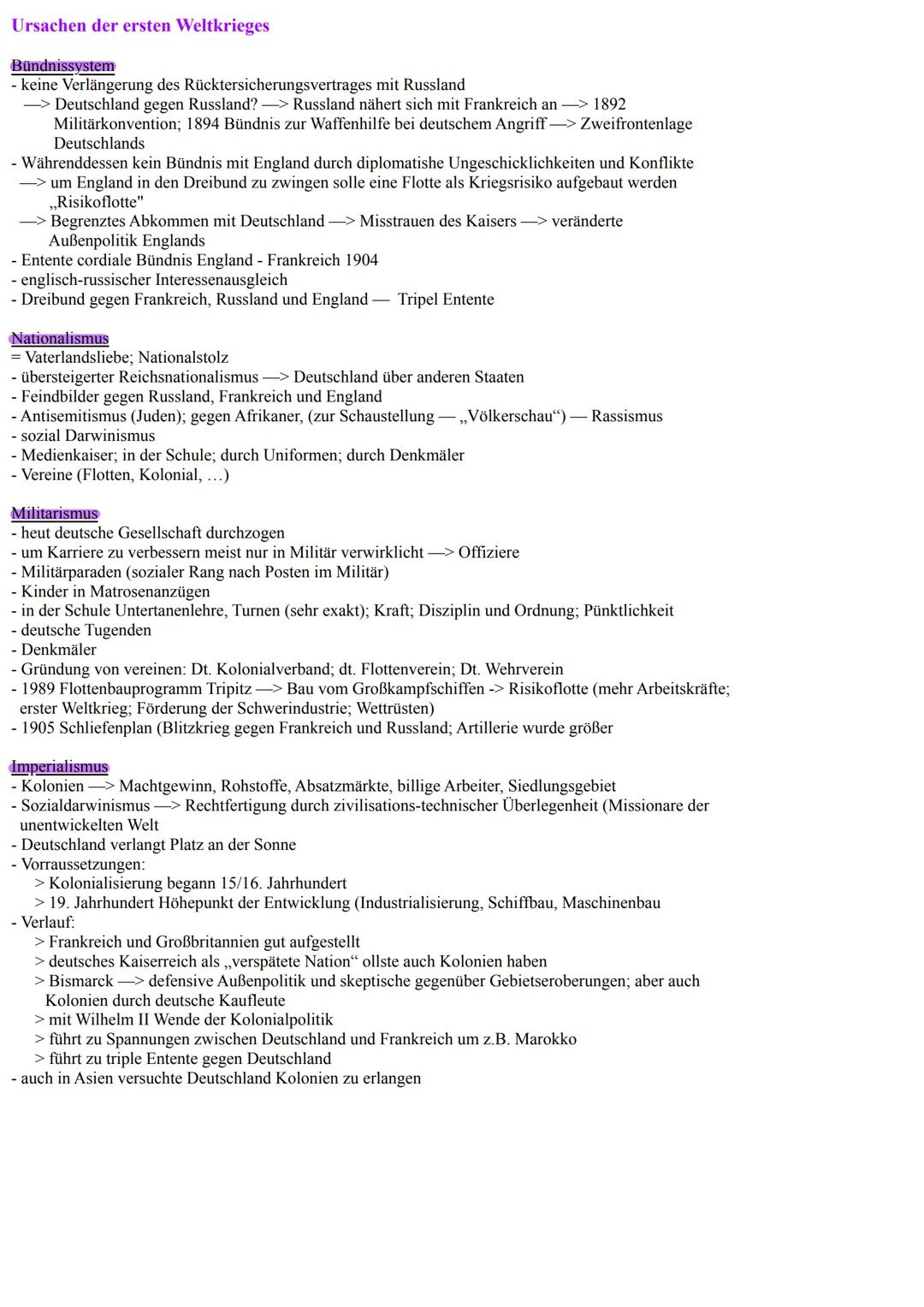 Militarismus und Nationalismus im Kaiserreich
Rolle Kaiser Wilhelm II und wilhelminisches Zeitalter
- Tod Wilhelm I 1888, Nachfolger Friedri