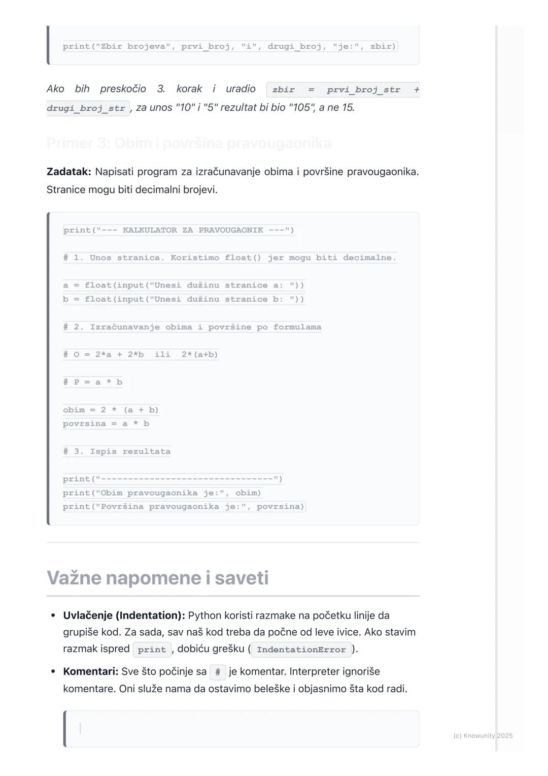 # Uvod u programski jezik (npr.
Python)

Uvod u programski jezik Python

Programski jezik je alat pomoću kojeg "razgovaramo" sa računarom i 
