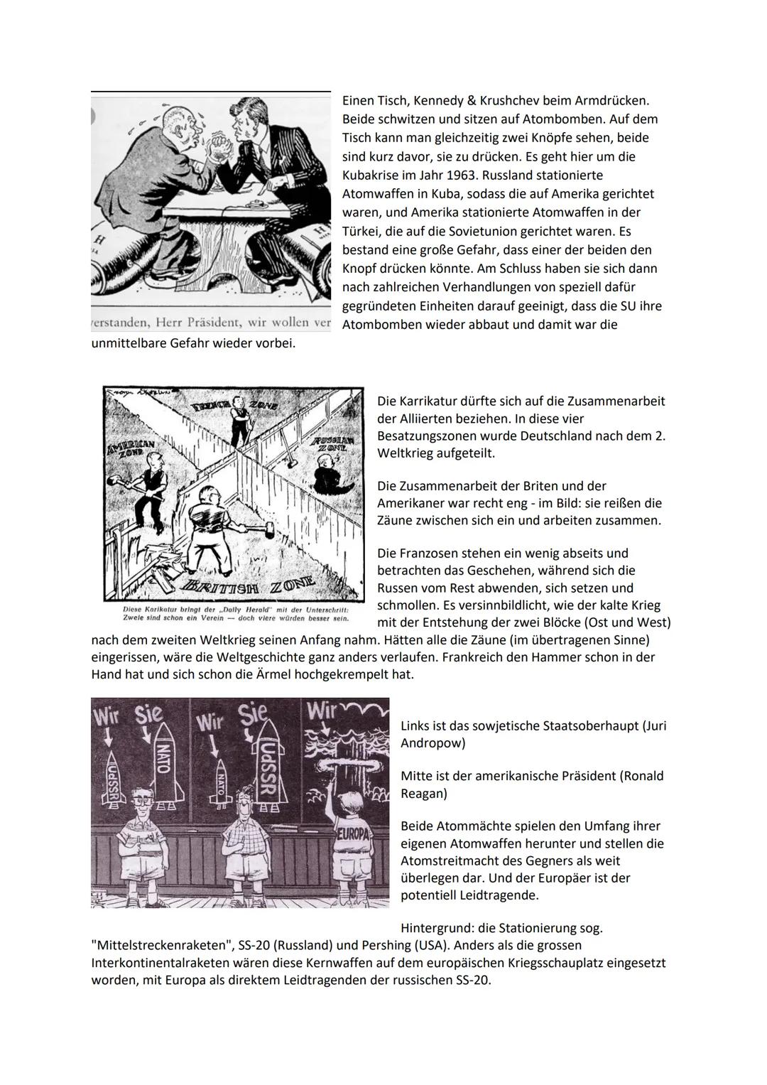 Karikaturen Kalter Krieg
HILFE ICH WERDE
VERFOLGT
BUSTONG
Hardlinern auf beiden Seiten keiner erkennen.
HILFE KA
VERFO
ES HAT LANGE GEDAUERT