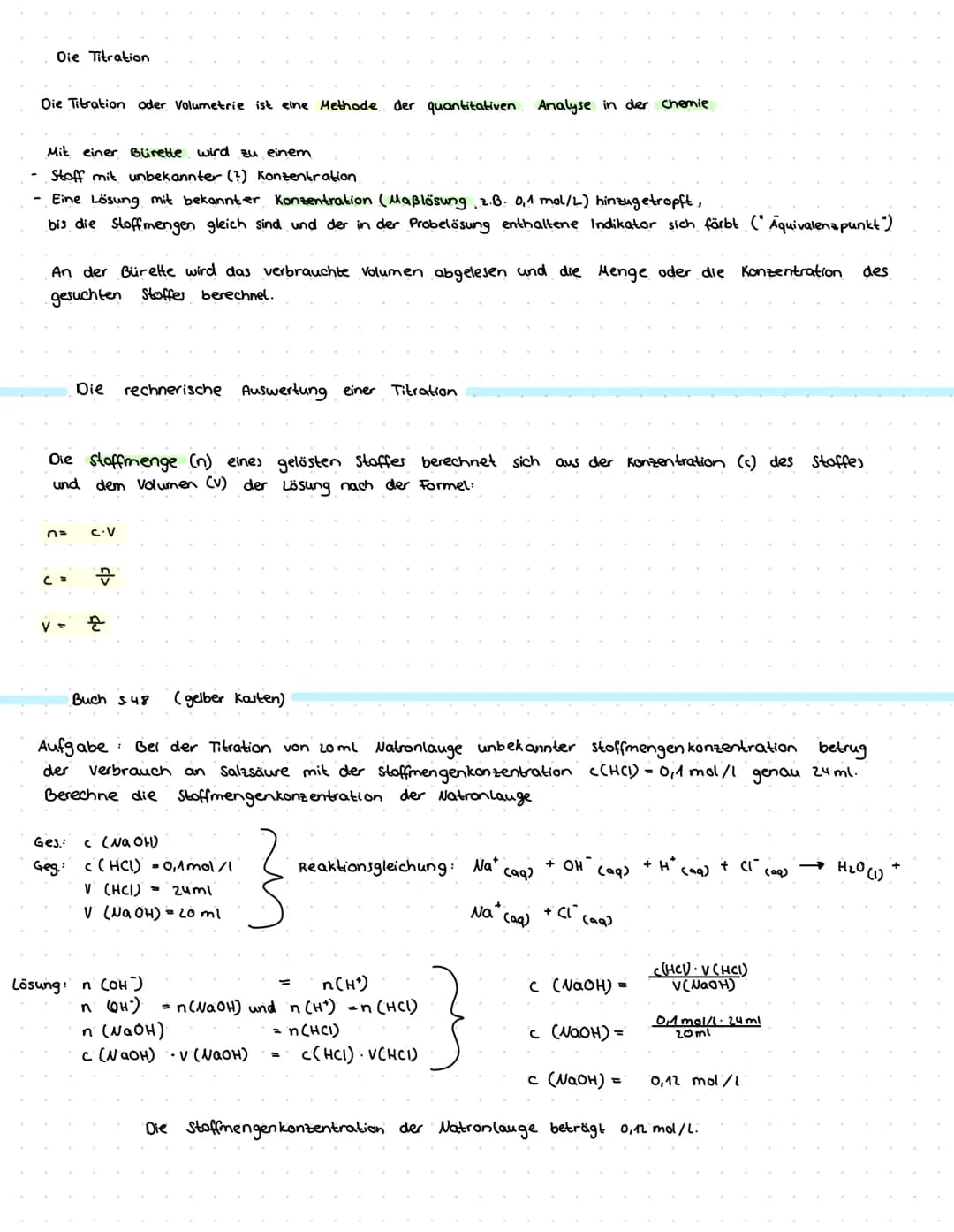 Neutralisation
Neutralisation von Säure und Lauge
le+ →
H30+ CI+Na+ OH-
Salzsäure + Natronlauge Wasser +Kochsalz
AAA
mehr NaOH als HC1
Maßlo