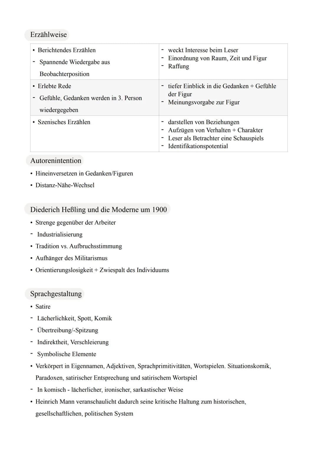 literatur und Sprache um 1900
HEINRICH MANN - DER UNTERTAN
Der Roman ,,Der Untertan", von Heinrich Mann aus 1914 und erschien 1918, thematis