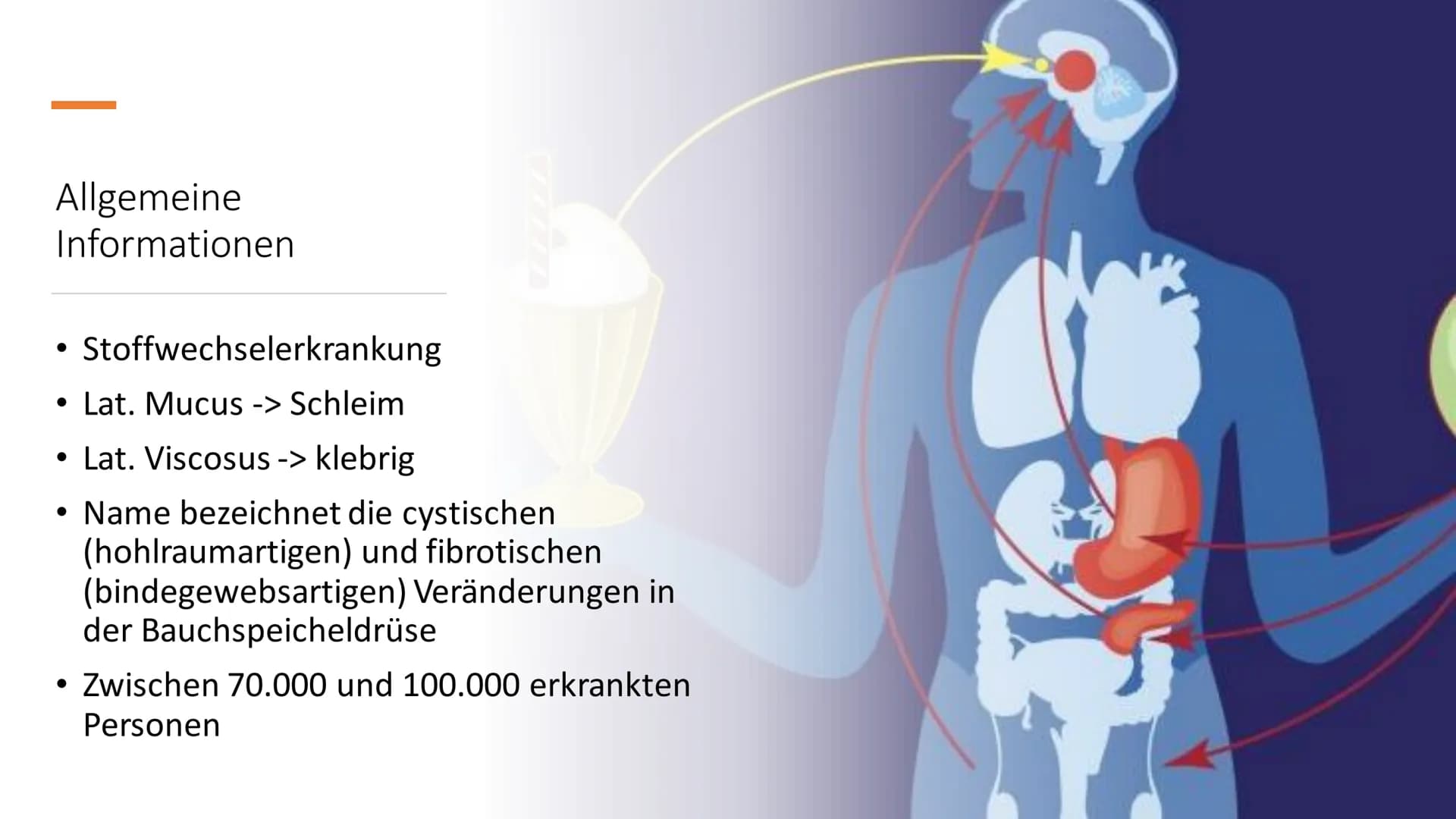 Mukoviszidose
Biologie 12.2 Inhalt
●
●
Ursachen
• Genetische Vererbung
• Betroffene Organe und Anzeichen einer
Erkrankung
Diagnostik
●
Allge