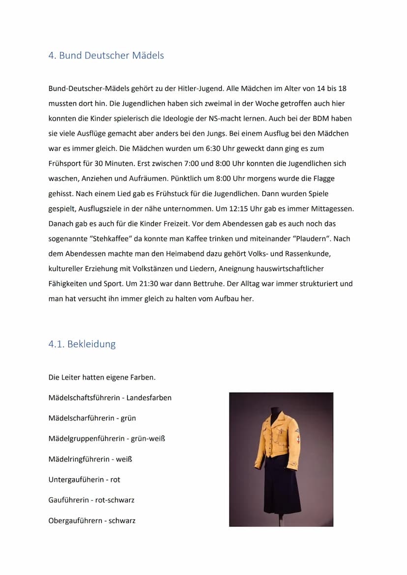 
<h2 id="einleitung">Einleitung</h2>
<p>Die Jugend im Dritten Reich war von großer Bedeutung für die nationalsozialistische Ideologie und wu