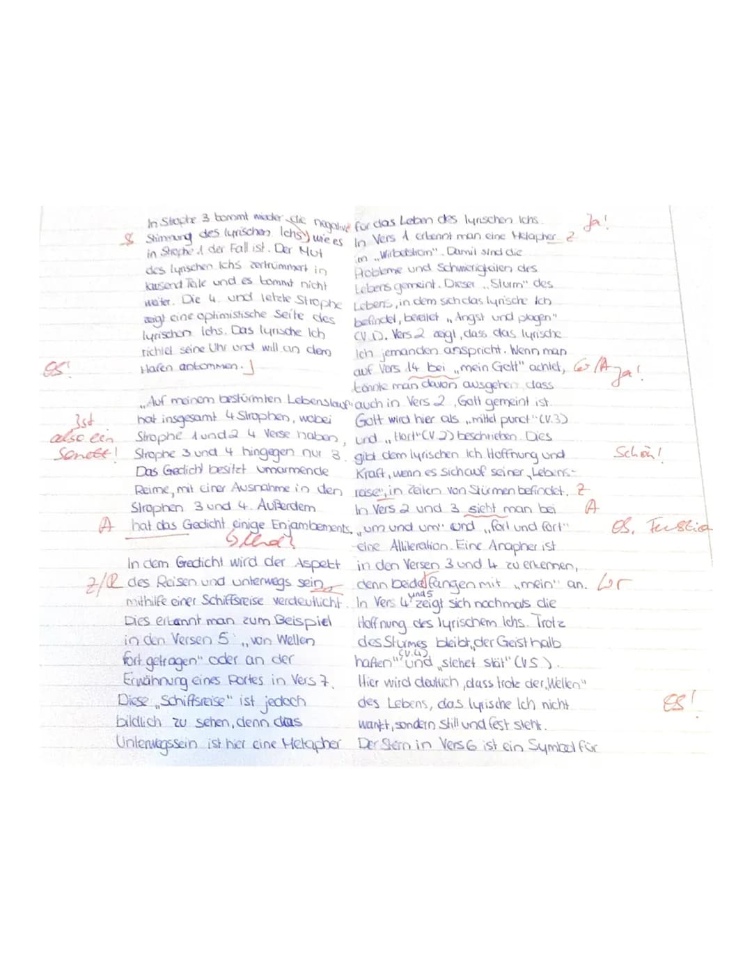 Deutsch, LK, Q1, Lyrik
1
Sara
Erwartungshorizont
Klausur Nr.1/Lyrik unterwegs sein
1. Aufgabe
Anforderungen - Die/Der Schüler/in
Formuliert 