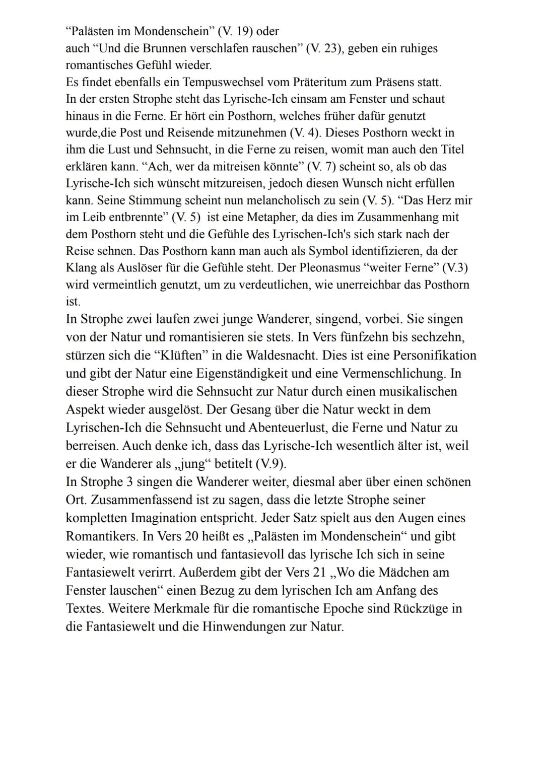 Interpretation "Sehnsucht" von Joseph von Eichendorff (1834) Bojana 11c
18.10.2022
Das Gedicht "Sehnsucht" von dem Dichter Joseph von Eichen
