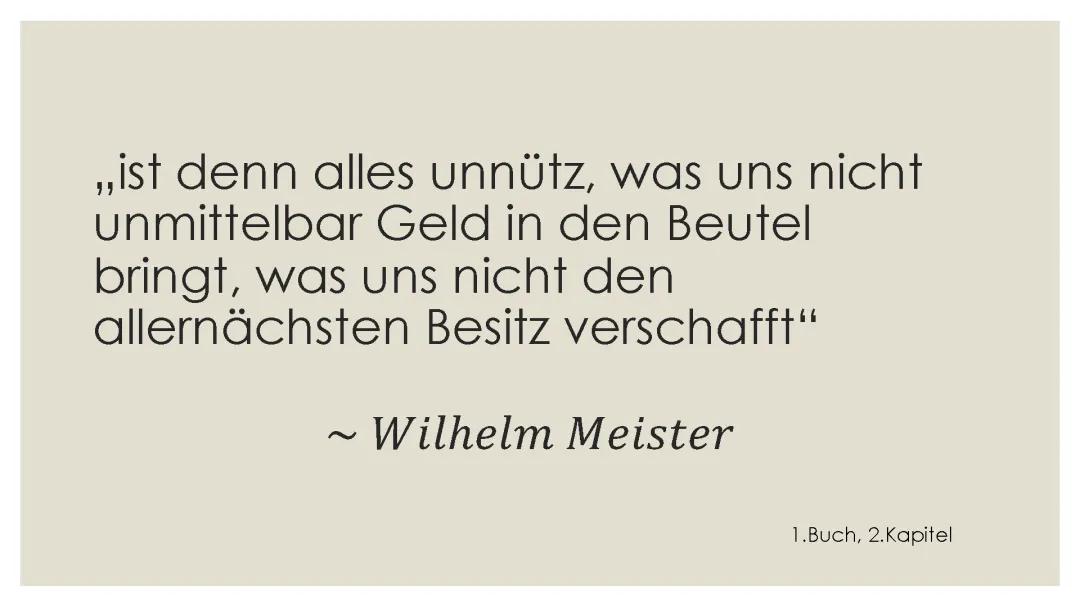 Wilhelm Meisters Lehrjahre: Zusammenfassungen, Figuren und Zitate der Weimarer Klassik