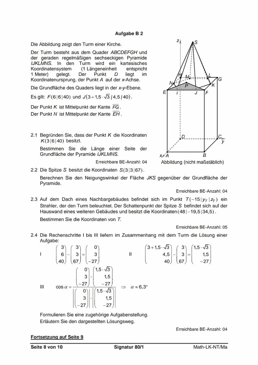 Sächsisches Staatsministerium
für Kultus
Schuljahr 2018/19
Schriftliche Abiturprüfung
Leistungskursfach Mathematik
Geltungsbereich:
- allgem
