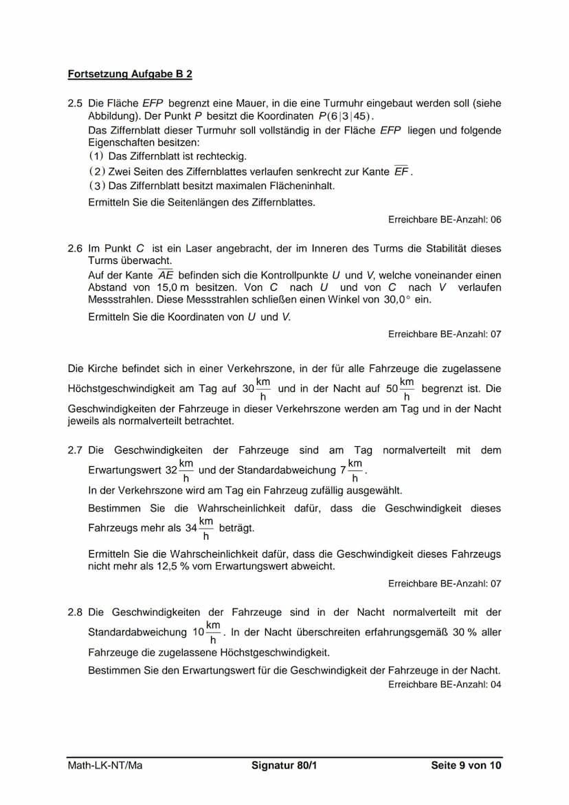Sächsisches Staatsministerium
für Kultus
Schuljahr 2018/19
Schriftliche Abiturprüfung
Leistungskursfach Mathematik
Geltungsbereich:
- allgem