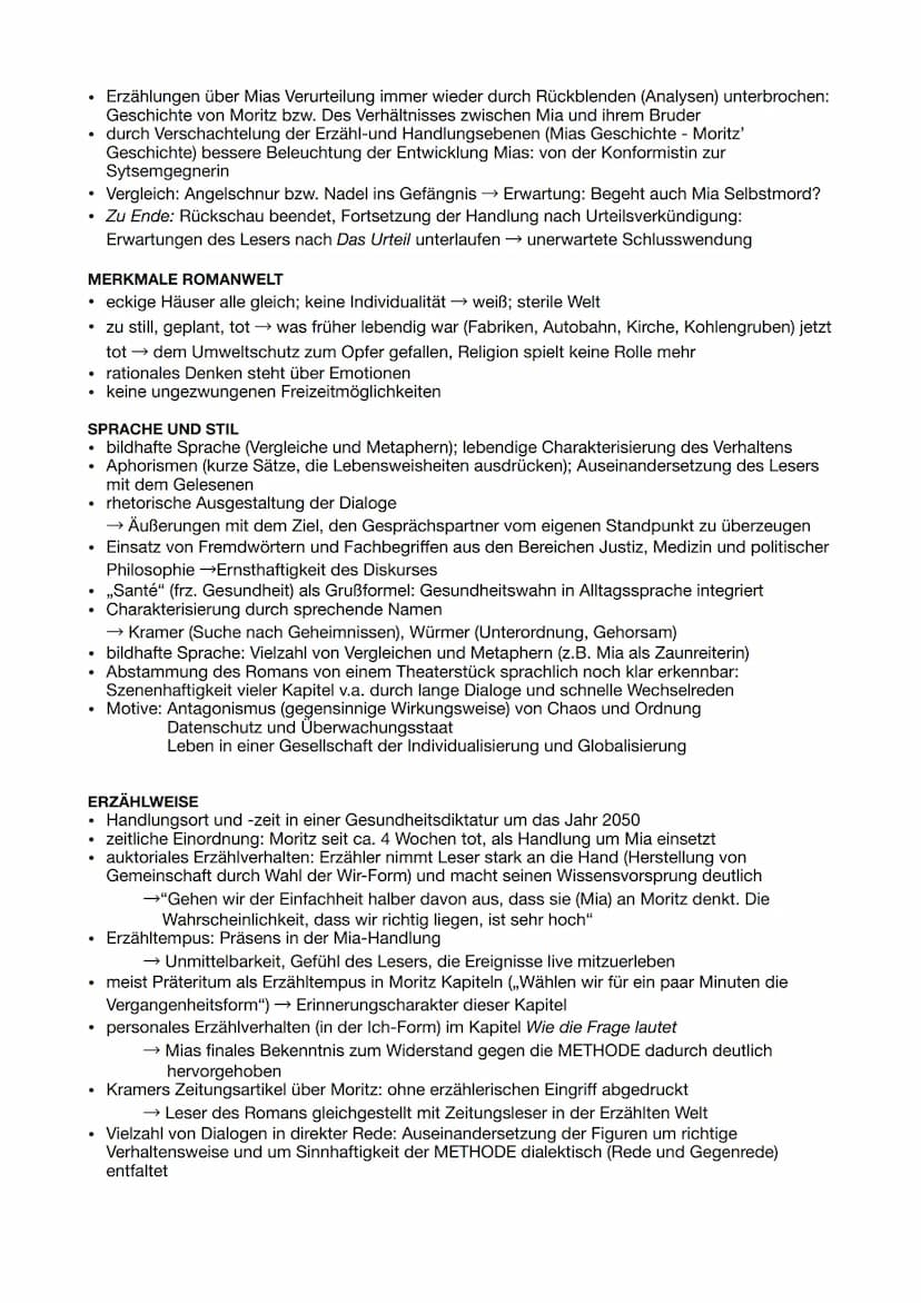 Juli Zeh: Corpus Delicti
INHALT
• Das Vorwort:
→ aus Schrift von Heinrich Kramer →Gesundheit als höchstes Ziel des Menschen
• das Urteil
Bio
