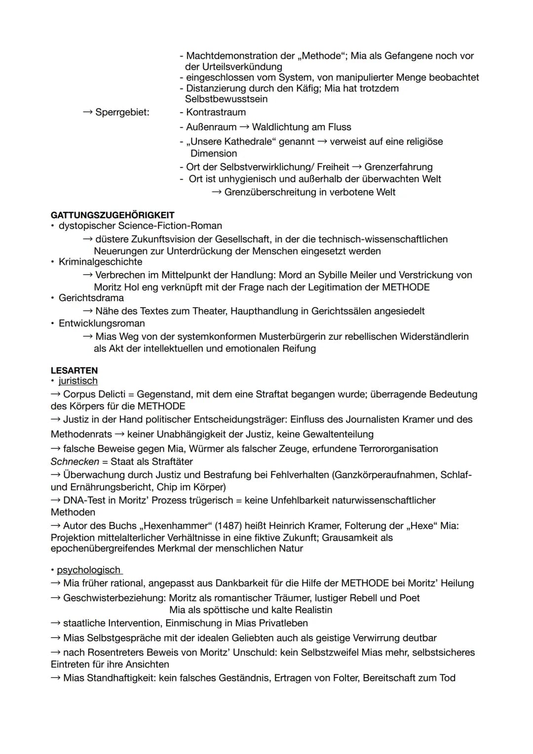 Juli Zeh: Corpus Delicti
INHALT
• Das Vorwort:
→ aus Schrift von Heinrich Kramer →Gesundheit als höchstes Ziel des Menschen
• das Urteil
Bio