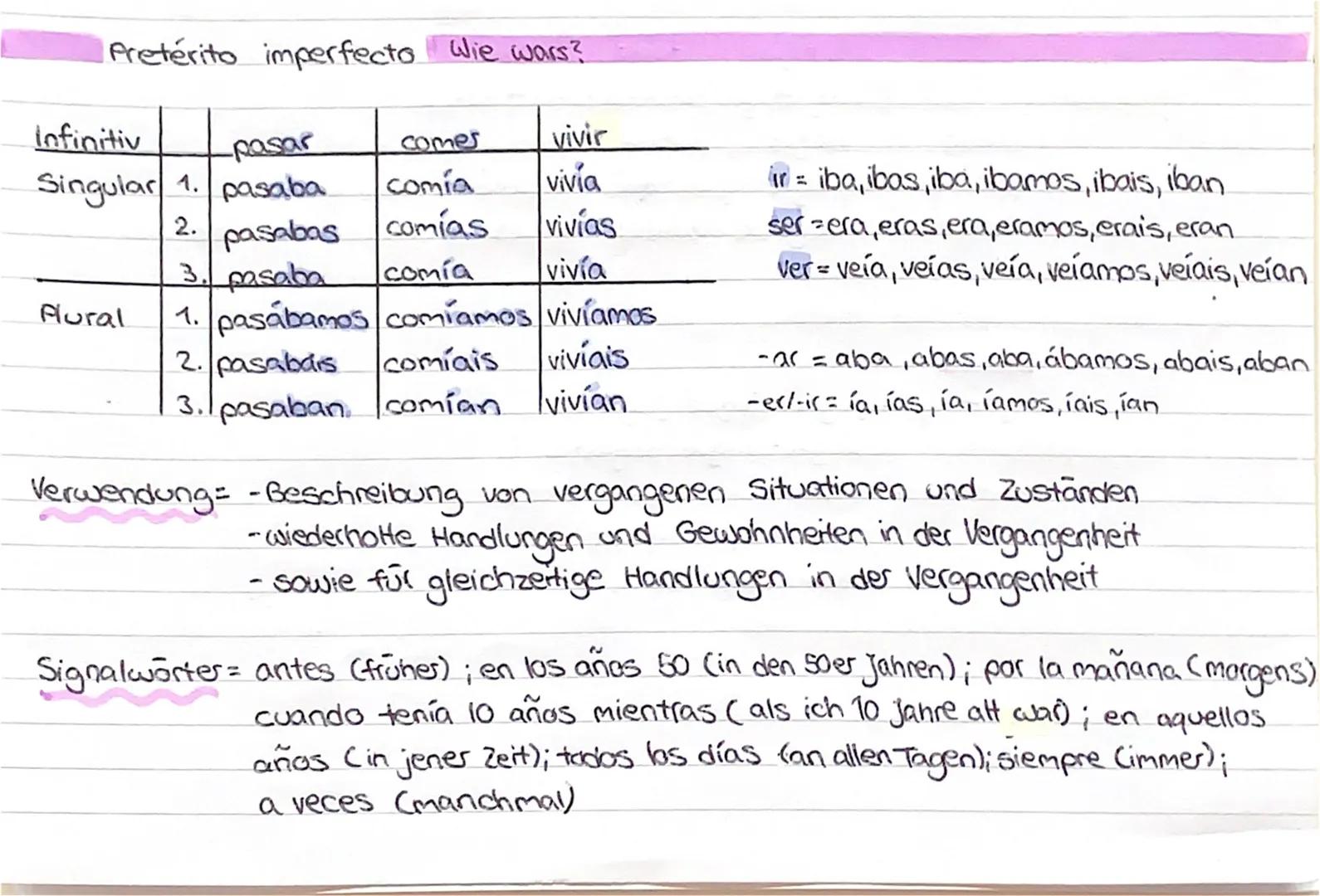 22.10.21

Préterito indefinido
was passierte?

Infinitiv
pasar
comer
vivir
Singular 1. pasé
comi
vivi
2. pasaste comiste viviste
3. pasó
com