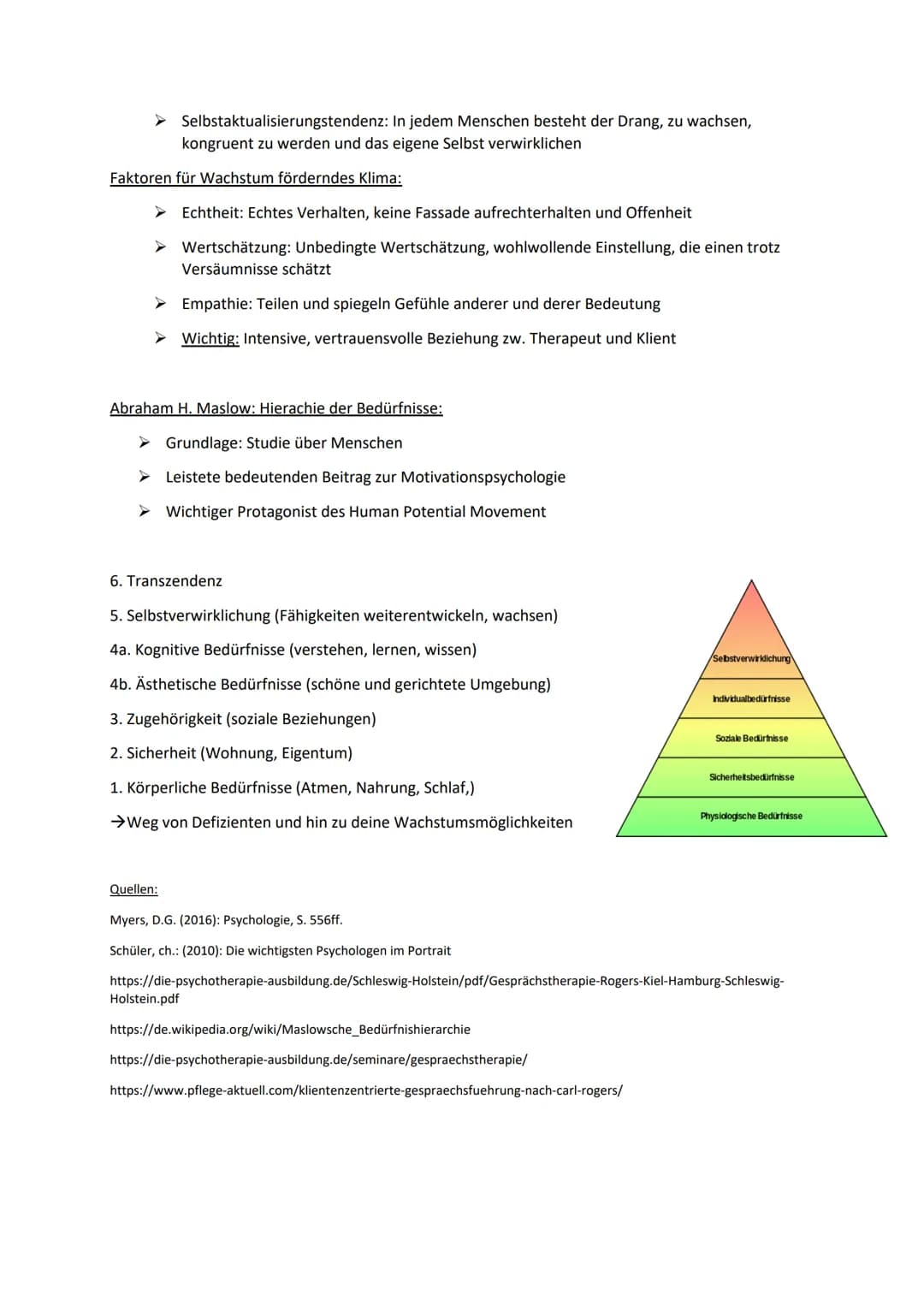 Humanistische
Psychologie
Die ,,dritte Kraft" der Psychologie →Die ,,dritte" Kraft der Psychologie
Entstehung:
Psychologie: Humanistische Ps