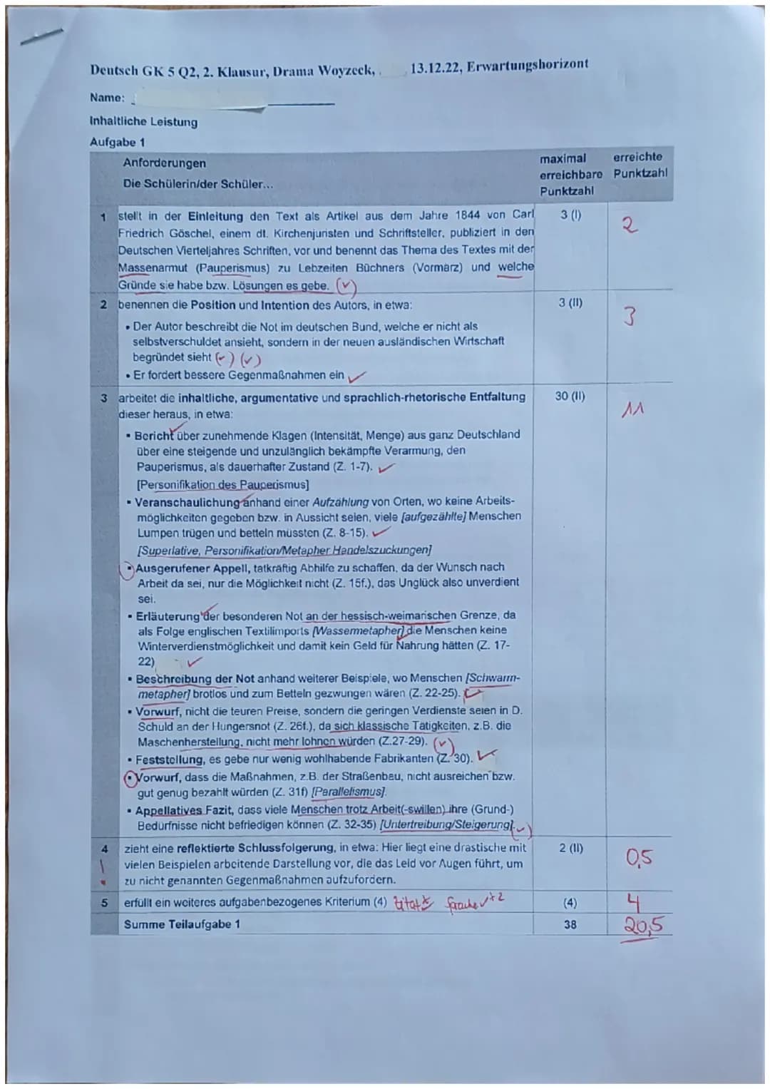 Deutsch GK Q2
Schuljahr 2022/2023
Thema:
Aufgabenart:
Aufgabenstellung:
2. Klausur
1. Analysieren Sie den vorliegenden Sachtext hinsichtlich