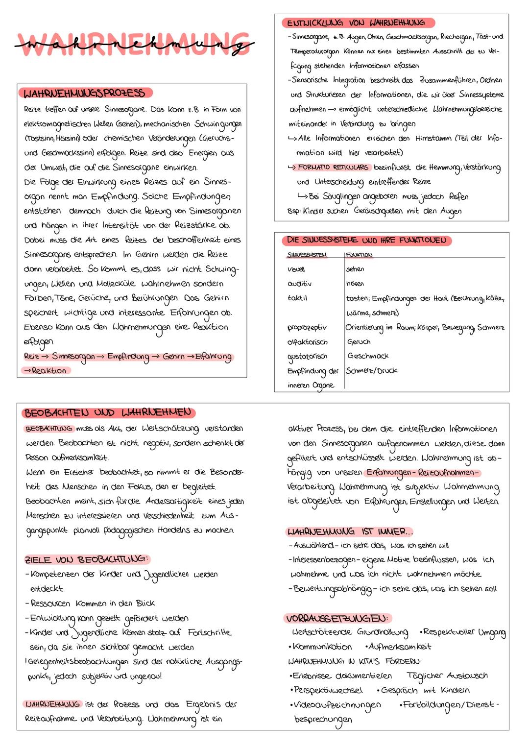 honehmung
WAHRNEHMUNGSPROZESS
Reize treffen auf unsere Sinnesorgane. Das kann z. B in Form von
elektromagnetischen Wellen (sehen), mechanisc