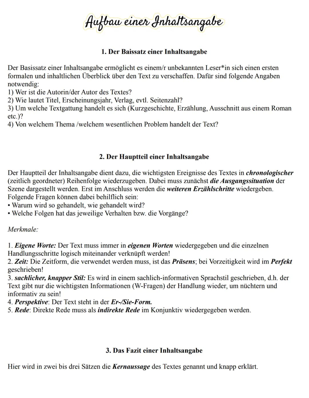 German
['jer-mən]
the language of Germany,
Austria, and parts of Switzerland Journalistischer Text
1. Basissatz
-Textsorte, Titel, Autor, Qu