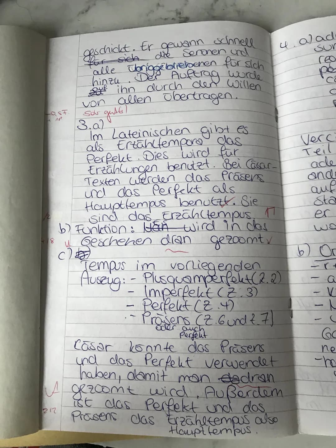 Klassenarbeit Nr. 1
Im Jahre 52 v. hat Cäsar alle freien gallischen Stämme unter die Herrschaft des römischen
Volkes gebracht. Dem jungen ad