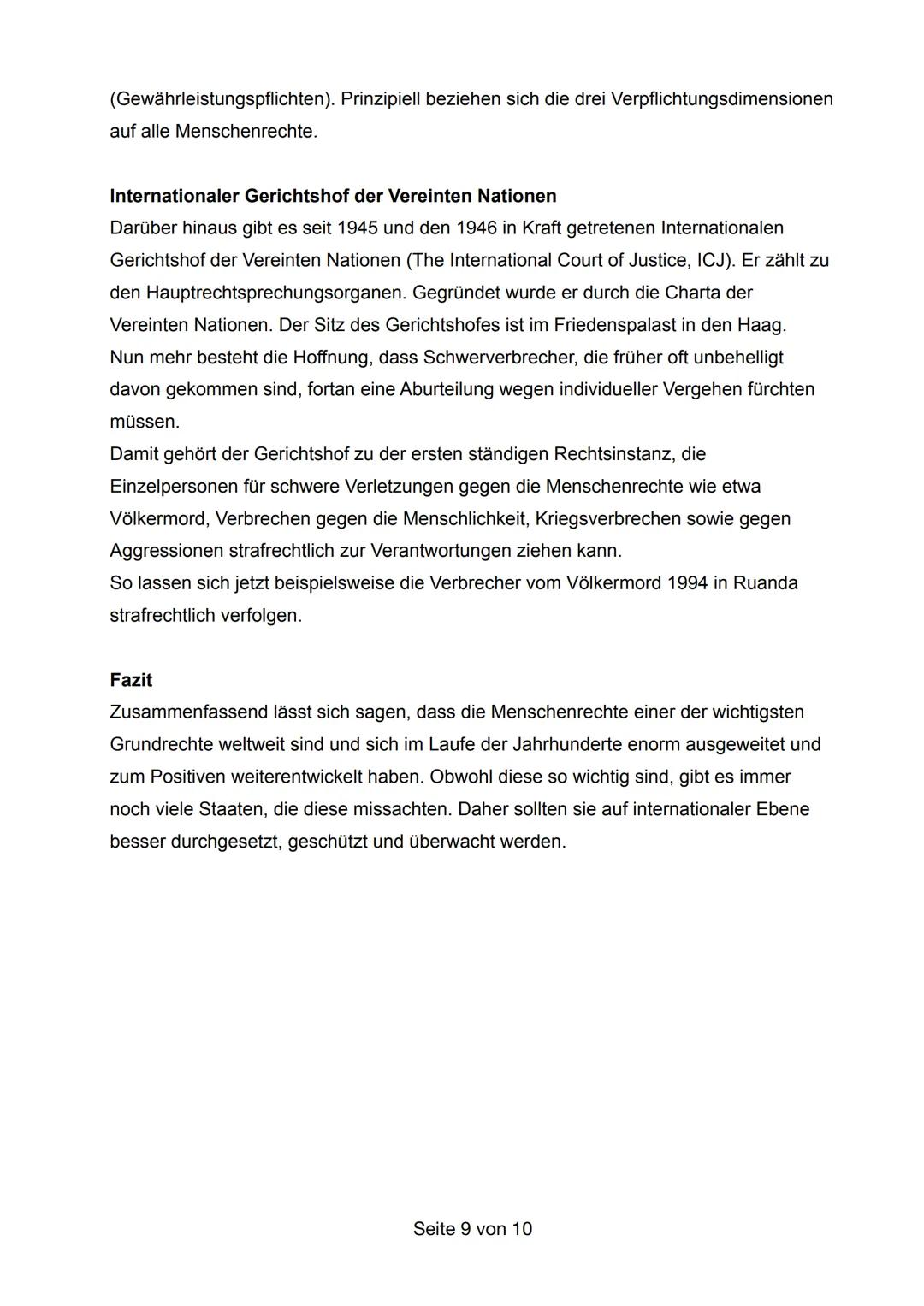 *Name der Schule*
Unterrichtsfach:
Fachlehrer/in:
Schüler/innen:
Abgabedatum:
Menschenrechte und
Menschenrechtsverletzungen weltweit
Seite 1