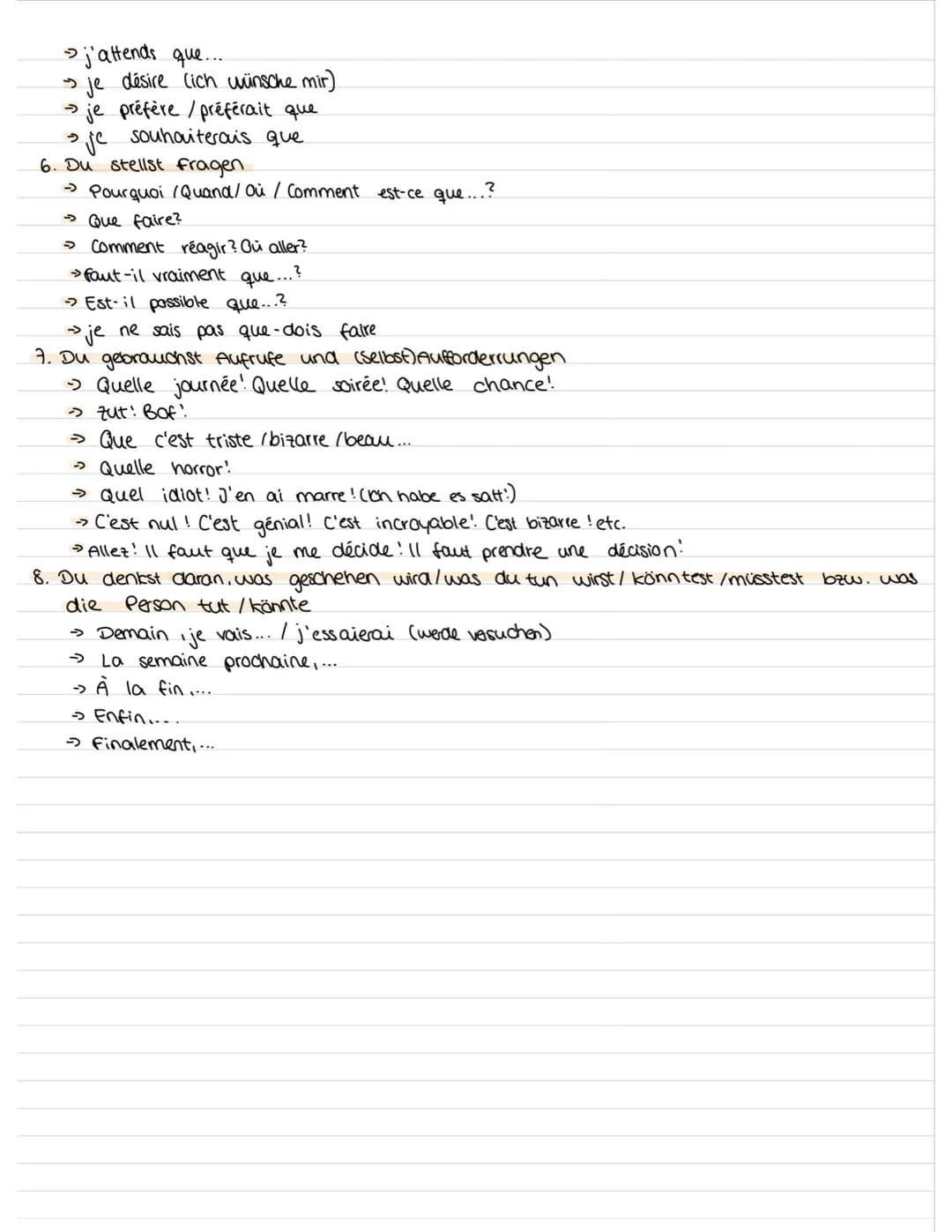 1. Ausgangstext richtig verstehen
Gesamtaussage verstehen.
- wichtige Dinge / Schlüsselwörter markieren.
L'examen
Einleitung - l'introductio