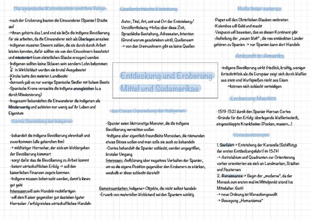 Entdeckung und Eroberung Mittel und Südamerikas 