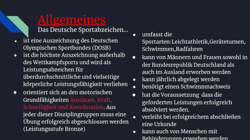 DEINE
DEUTSCHES
SPORTABZEICHEN
https://cdn.dosb.de/_processed_/8/8/csm_Sportabzeichen_273e791f6a.png
Das Deutsche Sportabzeichen..
ist eine 